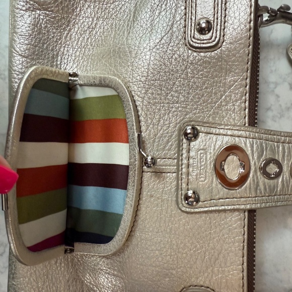 Coach Bridget 65th Anniversary Legacy Leather shoulder handbag CLUTCH - Picture 6 of 10